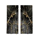 Zavjese u crno-zlatnoj boji u setu od 2 kom 140x260 cm - Mila Home