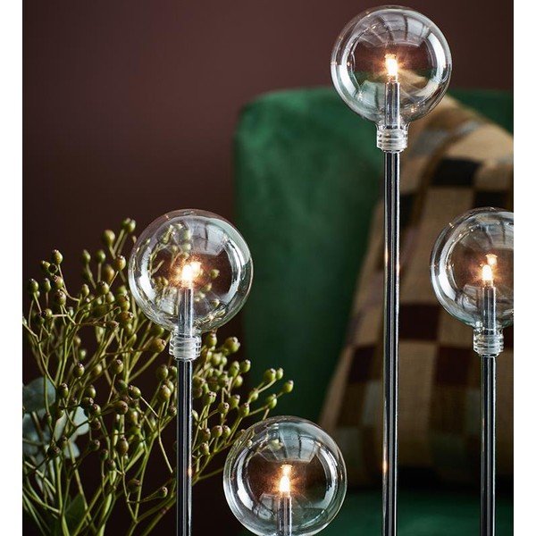 Svijećnjak u srebrnoj boji Markslöjd Junior, visina 50 cm-image-2