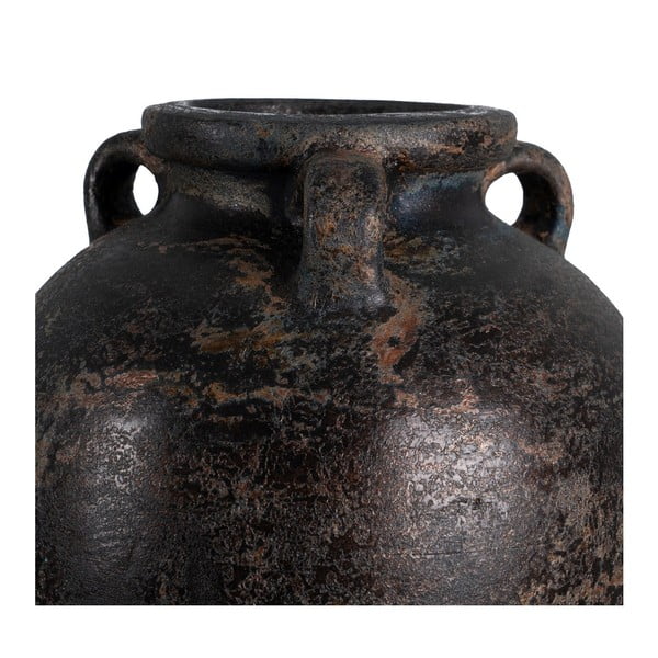 Tamno smeđa visoka vaza od terakote (visina 60 cm) Artem – Ixia-image-3