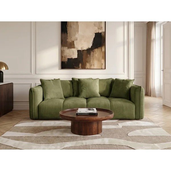 Zelena sofa od šenila Harlem – Bobochic Paris-image-1