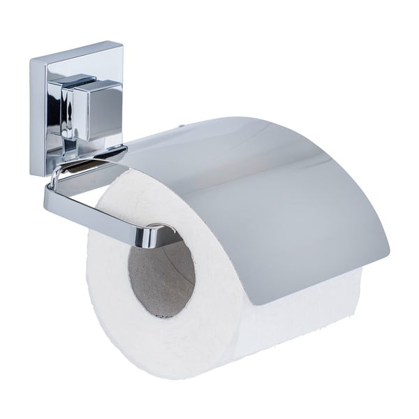 Samostojeći držač za toaletni papir Wenko Vacuum-Loc, 14 x 13 cm