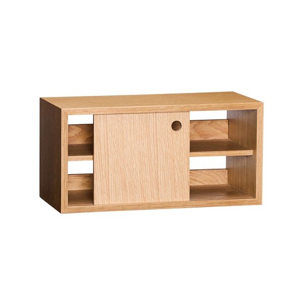 Polica u dekoru hrasta u prirodnoj boji 40 cm Slide – Hübsch-image-2