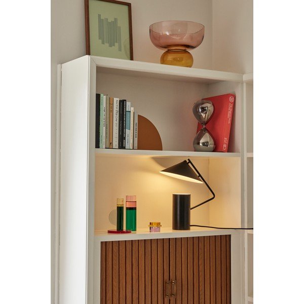 Crna metalna stolna lampa (visina 32 cm) Sen – Hübsch-image-1