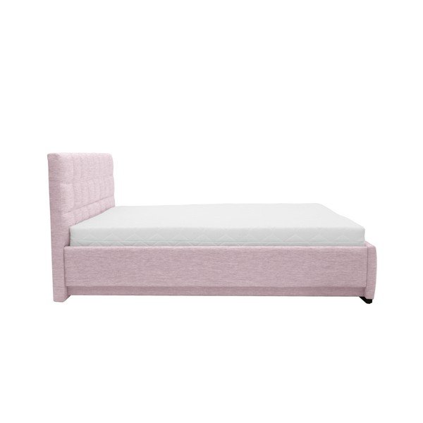 Svijetlo ružičasti bračni krevet Mazzini Beds Dream, 140 x 200 cm-image-2
