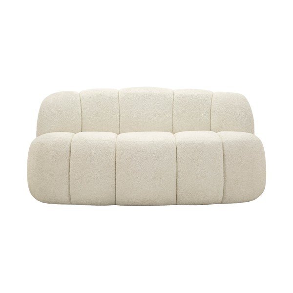 Bijela sofa od bouclé tkanine 145 cm Ball – Mauro Ferretti