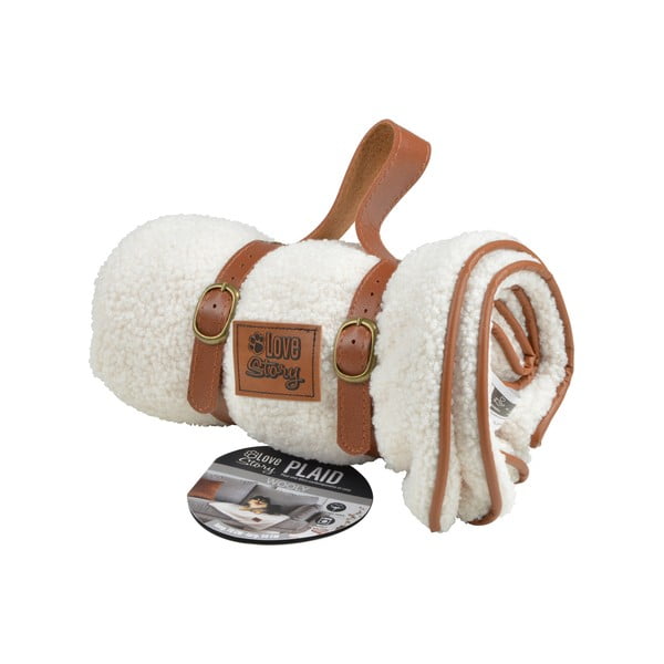 Krem deka za pse 50x70 cm – Love Story-image-3