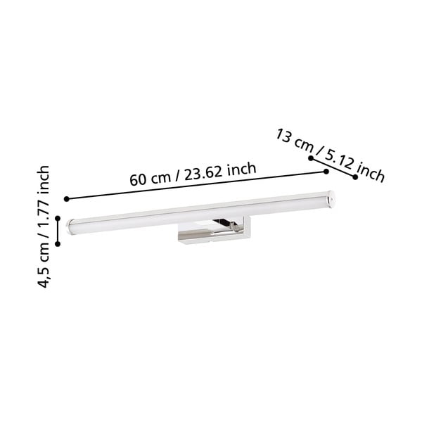 LED zidna lampa u srebrnoj boji VADUMI – EGLO-image-2