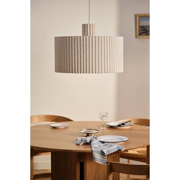 Bež lanena viseća svjetiljka ø 60 cm Alina – Jotex-image-2