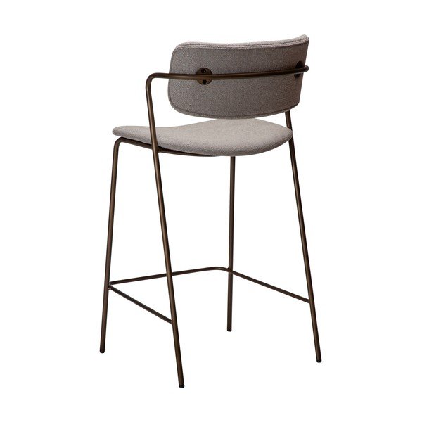 Siva barska stolica (visine sjedala 67,5 cm) Zed – DAN-FORM Denmark-image-4