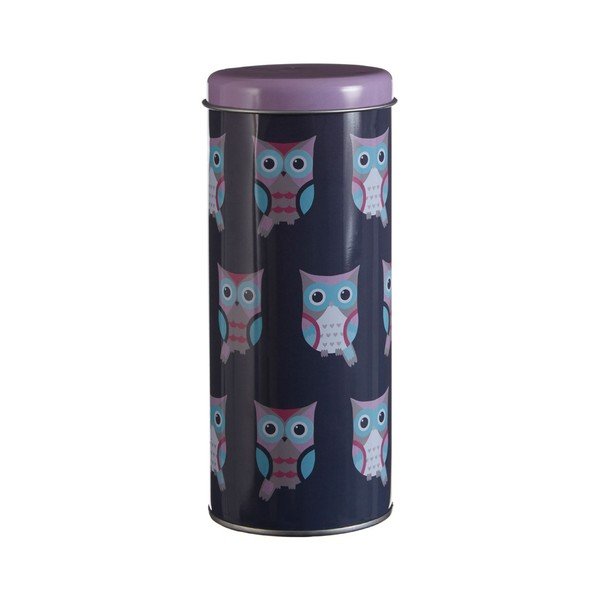 Okrugla posuda od kositara Premier Housewares Happy Owls, Ø 8 x 18 cm-image-2