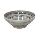 Siva zdjela od kamenine Costa Nova Cristal, ⌀ 18 cm