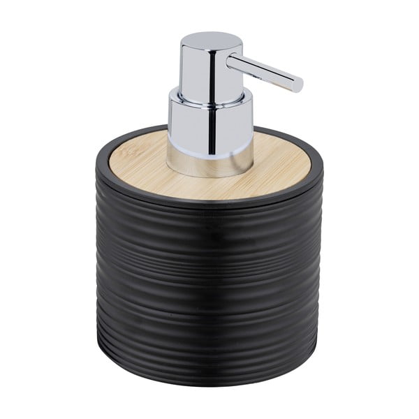 Crni plastičan dozator sapuna 350 ml Lyon – Allstar