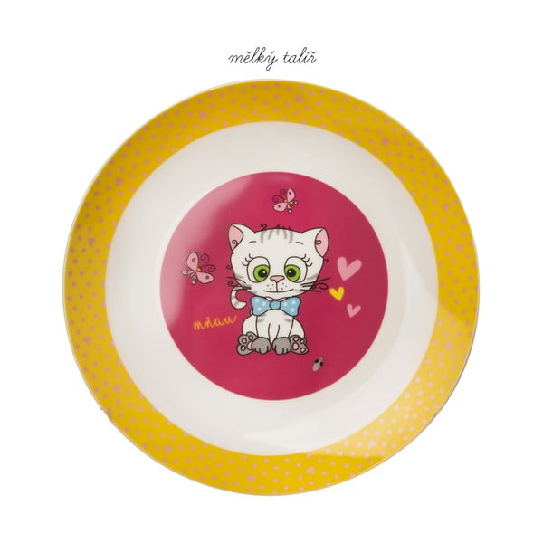 3-dijelni dječji porculanski blagovaonski set Orion Kittens -image-4