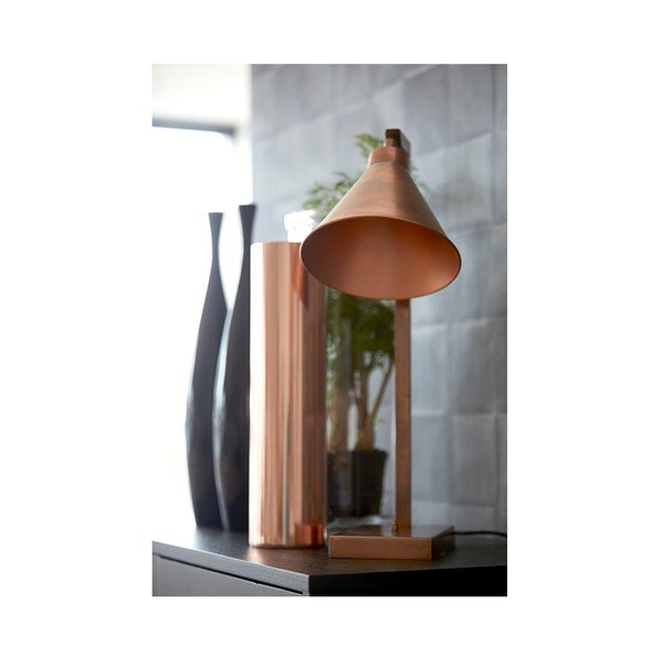 Bakrena stolna lampa Canett Solrød-image-3