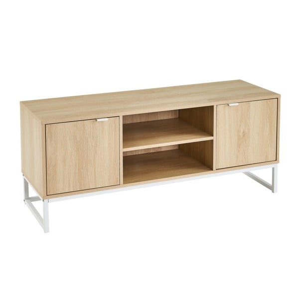TV komoda u dekoru breze u prirodnoj boji 120x52,5 cm – Casa Selección