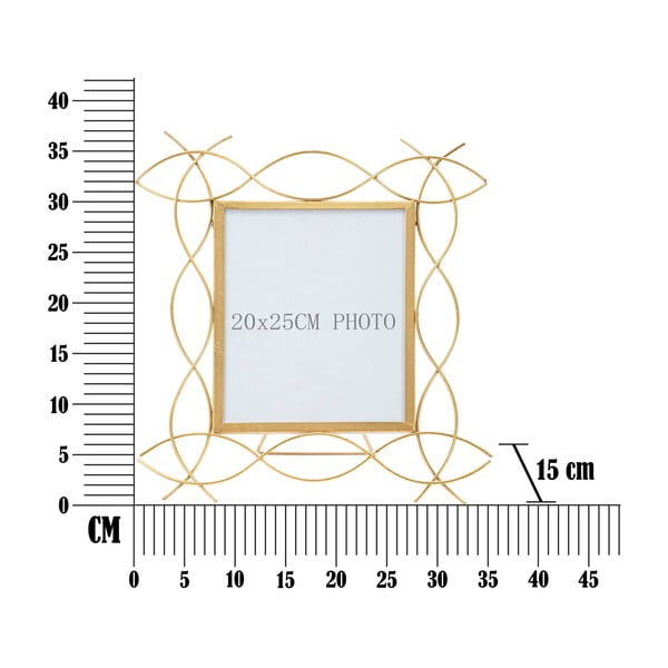 Metalni samostojeći okvir za fotografije Mauro Ferretti Glam X, 35,5 x 37 cm-image-3