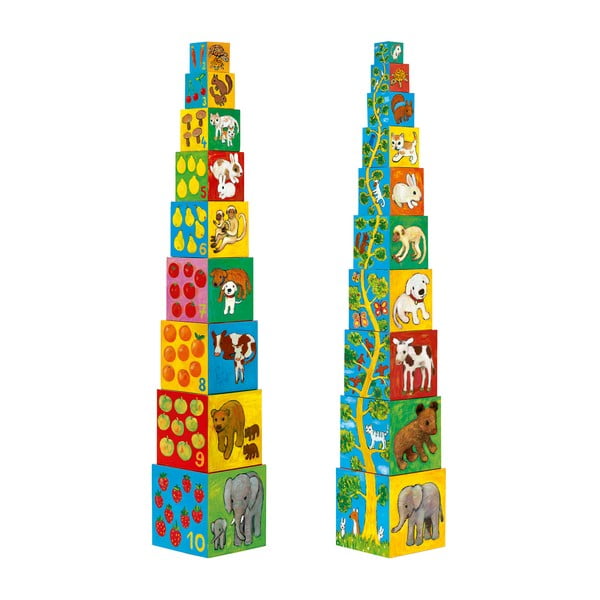 Box tower Blocks - Djeco