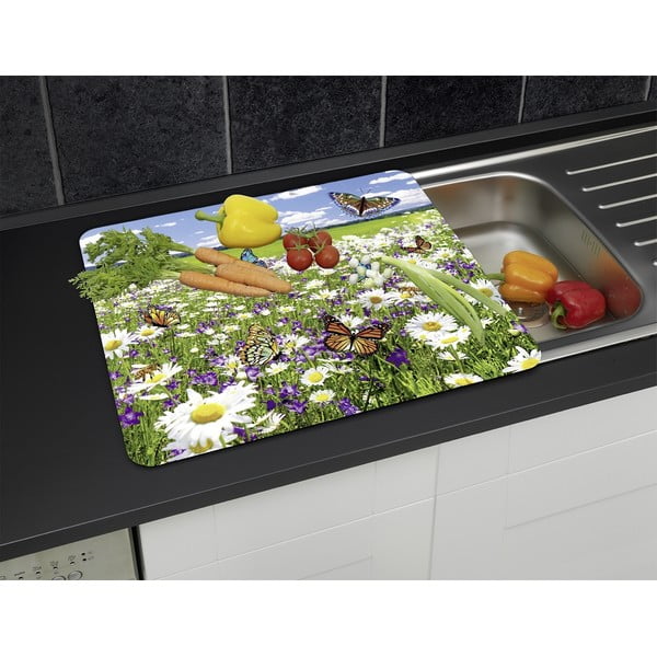 Zidna zaštitna ploča za štednjak od kaljenog stakla 50x56 cm – Maximex-image-1