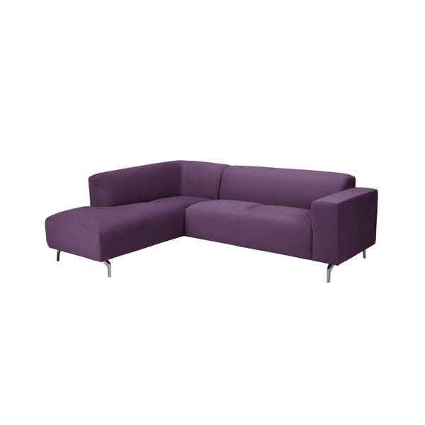 Ljubičasta kutna garnitura Windsor &amp; Co Sofas Orion, lijevi kut-image-1