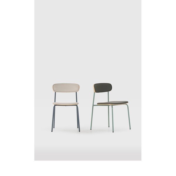 Bež podstavljene sklopive blagovaonske stolice u setu 2 kom Saula – Marckeric-image-1