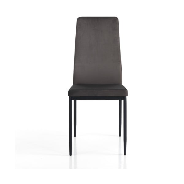 Tamno sive baršunaste blagovaonske stolice u setu 2 kom Fefè – Tomasucci