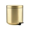 Mjedena kanta za smeće od nehrđajućeg čelika s pedalom 4 l Ume Brass – Zone