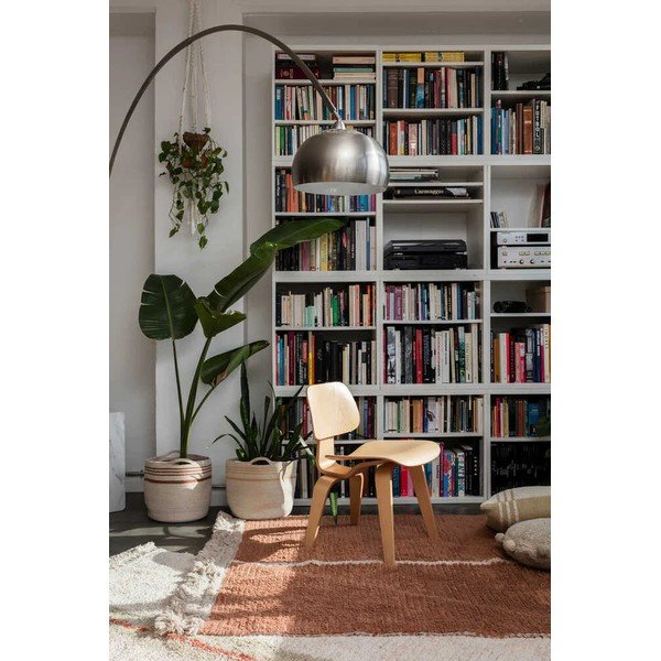 Ciglasti/bež pamučan tepih 140x200 cm Duetto Toffee – Lorena Canals-image-1