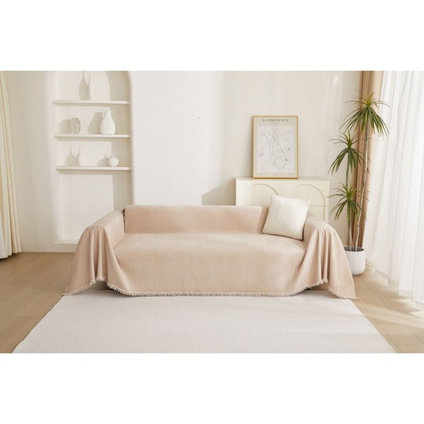 Bež presvlaka za sjedeću garnituru dvosjed Talo – Filumi-image-2