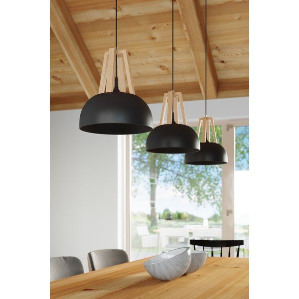 Crno-bež visilica Sollux Olla-image-1