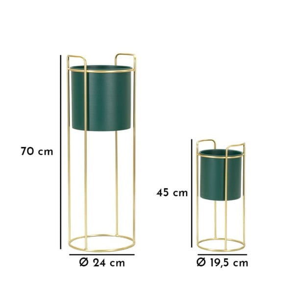 Metalne navlake za tegle u kompletu 2 kom ø 24 cm Grent Slim – Mauro Ferretti-image-3