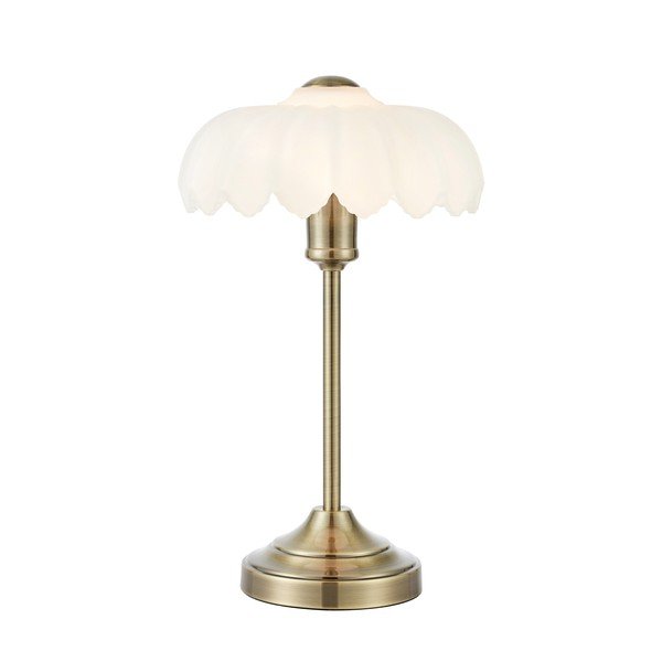 Krem/mjedena stolna lampa (visina 43 cm) Kurage – Markslöjd
