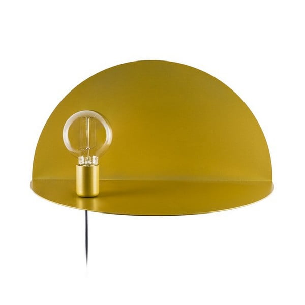Zidna lampa s policom u zlatnoj boji Homemania Decor Shelfie