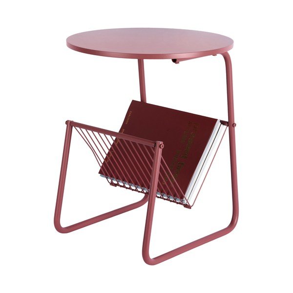 Metalni okrugao pomoćni stol ø 40 cm Riqueza Revista – Leitmotiv-image-2