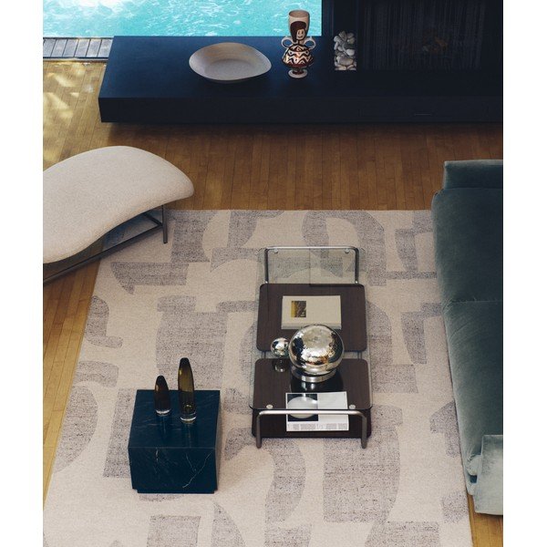 Sivi/bež ručno rađen vunen tepih 200x300 cm Norela – Kave Home-image-2