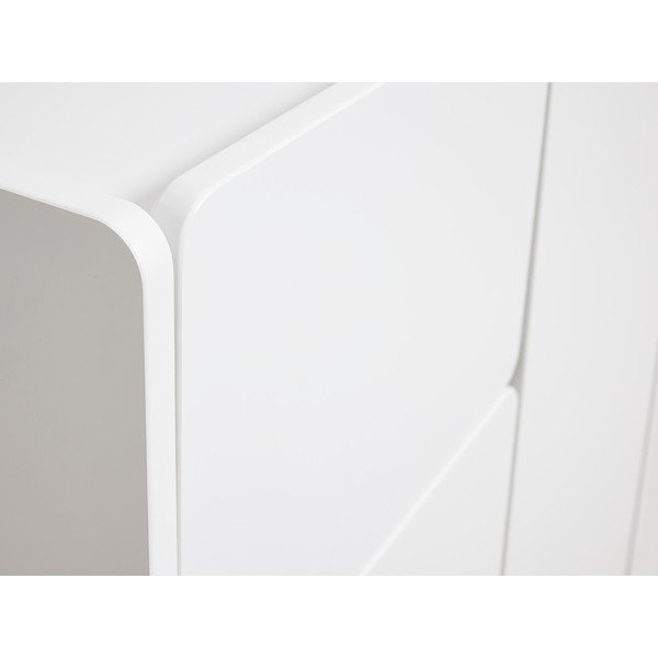 Bijeli ormarić 80x100x40 cm Bera – Unique Furniture-image-4