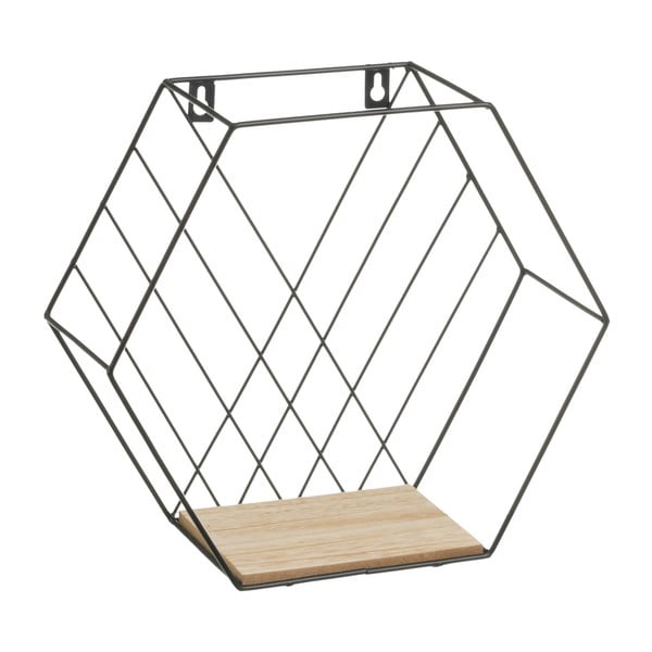 Crne/u prirodnoj boji police u setu 3 kom 31 cm – Casa Selección-image-4