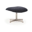 Tamno plavi tabure od šenila Teryl – Kave Home