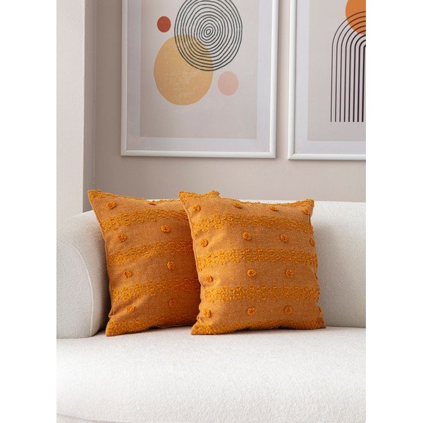 Ukrasne jastučnice u setu 2 kom 43x43 cm Tuffet – Mioli Decor-image-3