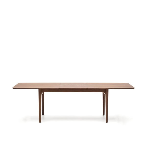 Proširiv blagovaonski stol s dodatnom pločom u dekoru oraha 100x200 cm Elan – Kave Home-image-3