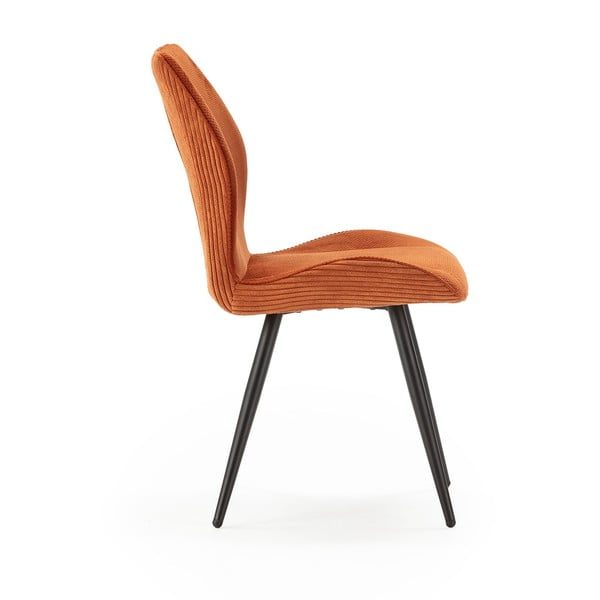 Narančaste blagovaonske stolice u setu 2 kom od samta Adaya – Marckeric-image-3