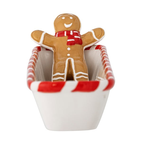 Bijela keramička zdjelica s božićnim motivom 110 ml Ginnie – Bloomingville-image-4