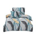 3-dijelna posteljina za krevet za jednu osobu od mikrosatena 140x200 cm Melissa – My House