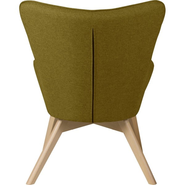 Zelena fotelja s naslonjačem za noge Niko – Ropez-image-4