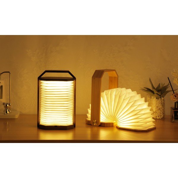 Bijeli/u tamnoj prirodnoj boji svjetlosni ukras s USB Origami – Gingko-image-3