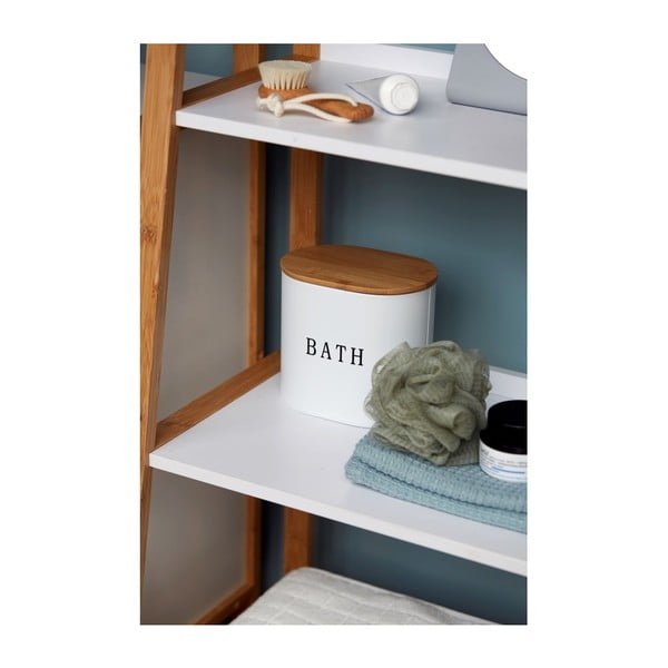 Bijela kupaonska kutija s poklopcem Wenko Gara-image-1