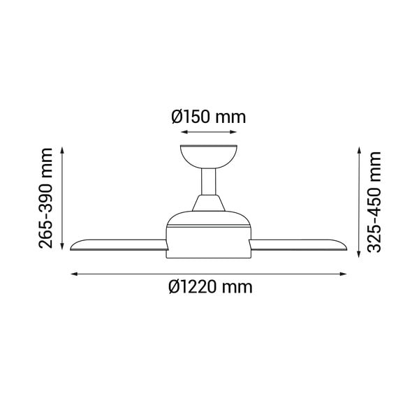 Crna LED stropna svjetiljka ø 15 cm Zarautz – SULION-image-3