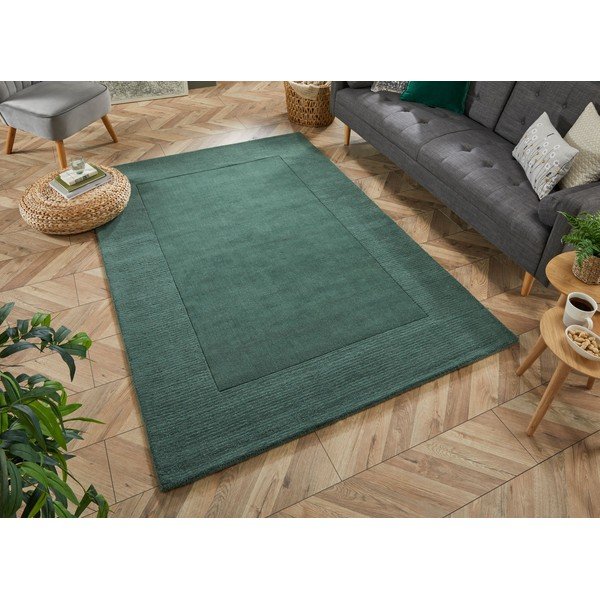 Tamnozeleni vuneni tepih Flair Rugs Siena, 120 x 170 cm-image-1