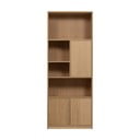 Modularna biblioteka u dekoru hrasta u prirodnoj boji 77x199 cm Modulair – vtwonen