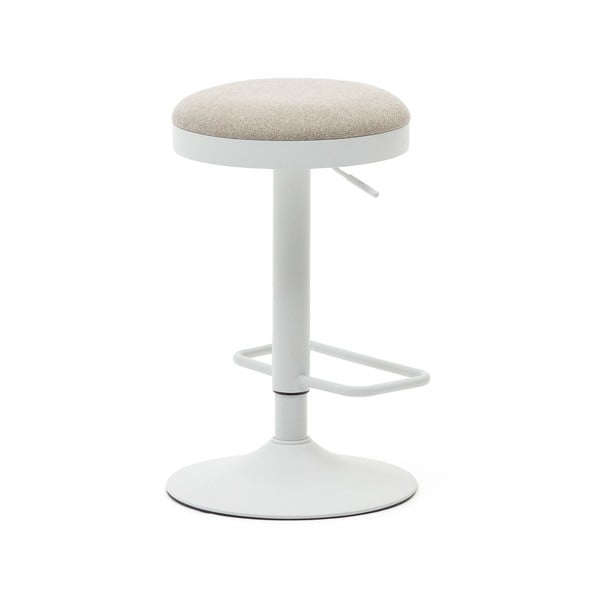 Bež podstavljene barske stolice u setu podesive visine 2 kom (visine sjedala 53,5 cm) Zaib – Kave Home-image-4