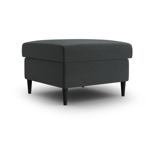 Tamno sivi baršunast tabure Kyoto – Cosmopolitan Design-image-1